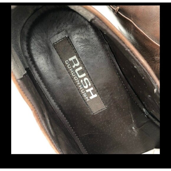 GORDON RUSH Leather men shoes Leather Loafers Size 9 - Picture 5 of 9